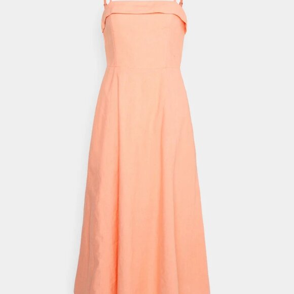 NWT Abercrombie Coral Midi Sundress - Picture 5 of 5